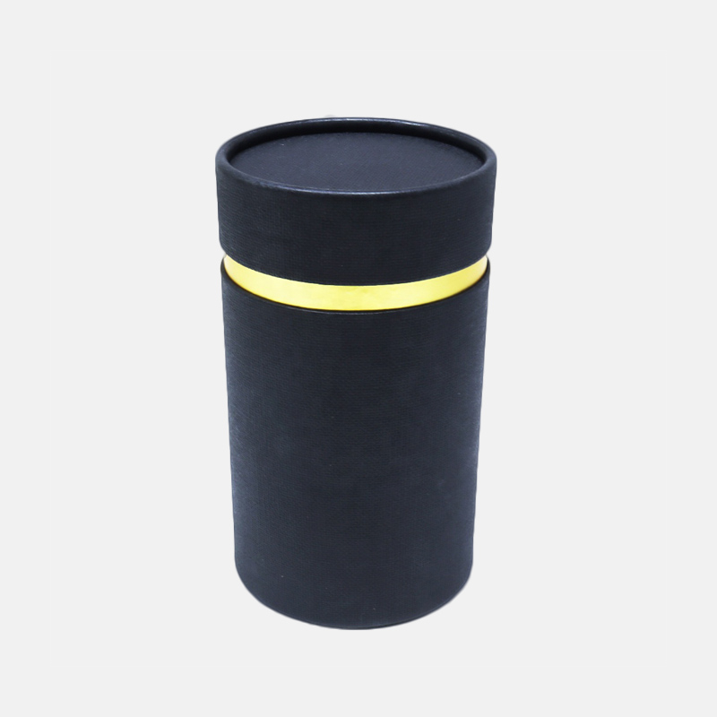 Custom Black Cylindrical Paper Tube Supplier