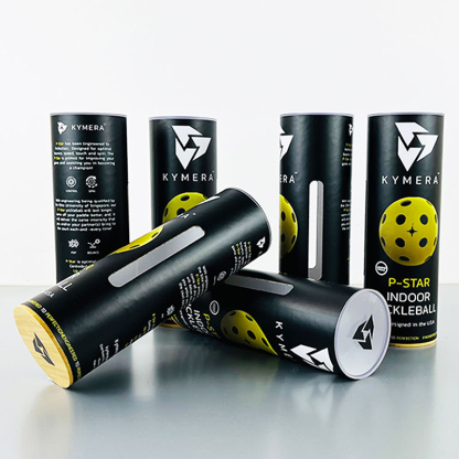 Custom Black bamboo Lid and Visible Lid Paper Tube