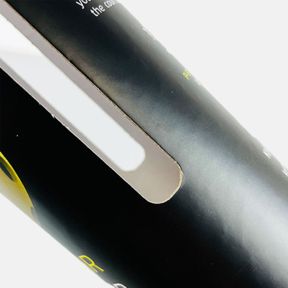 Custom Black bamboo Lid and Visible Lid Paper Tube