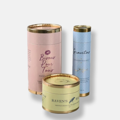 Custom CMYK Hot Stamping Paper Tube Wholesale
