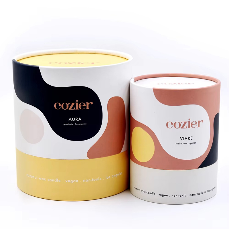 Custom Candle Paper Tube Packaging Manufacturers