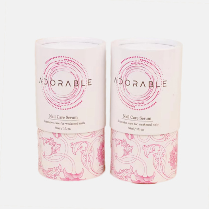 Custom Cosmetic Essential Oil Cylindrical Paper Tube