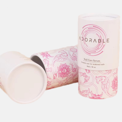 Custom Cosmetic Essential Oil Cylindrical Paper Tube