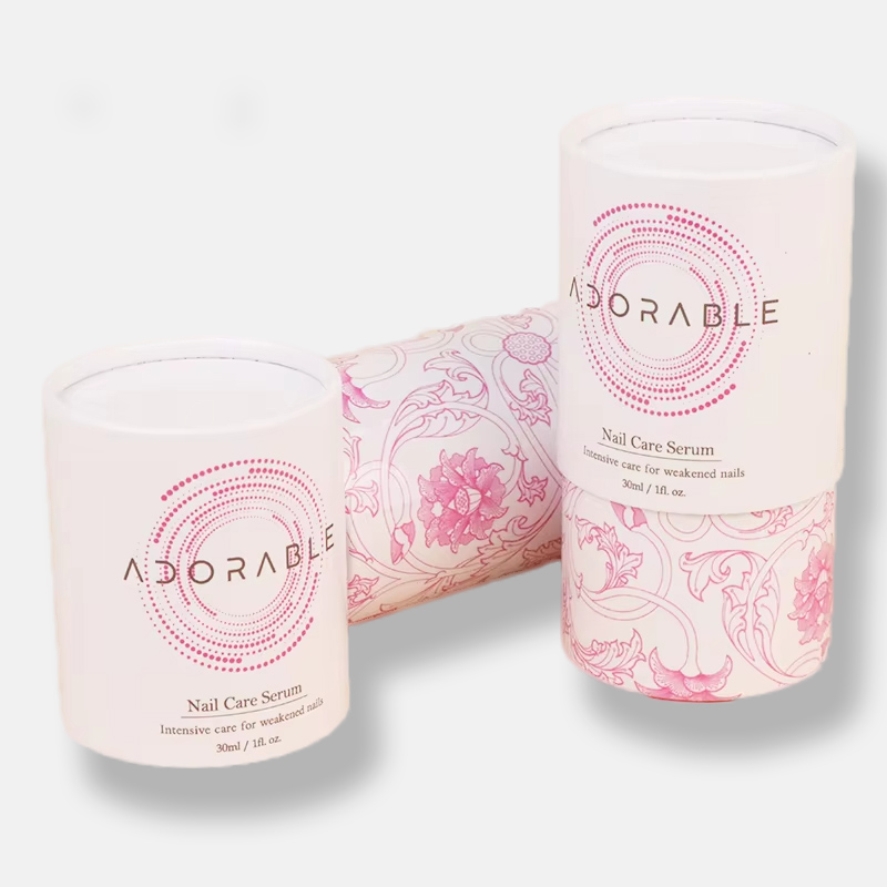 Custom Cosmetic Essential Oil Cylindrical Paper Tube