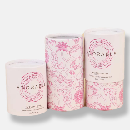 Custom Cosmetic Essential Oil Cylindrical Paper Tube