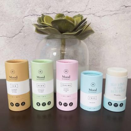 Custom Deodorant Push Up Paper Tube Supplier