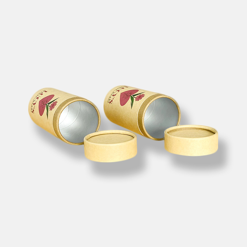 Custom Food Edge Curled Paper Tube Packaging