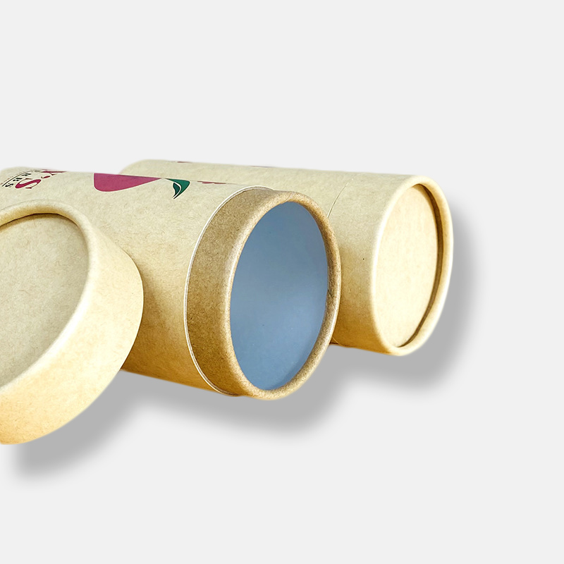 Custom Food Edge Curled Paper Tube Packaging