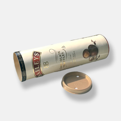 Custom Glossy Chocolate Paper Tube Wholesale
