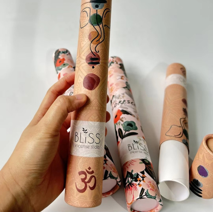 Custom Incense Stick Thin Paper Tube Packaging