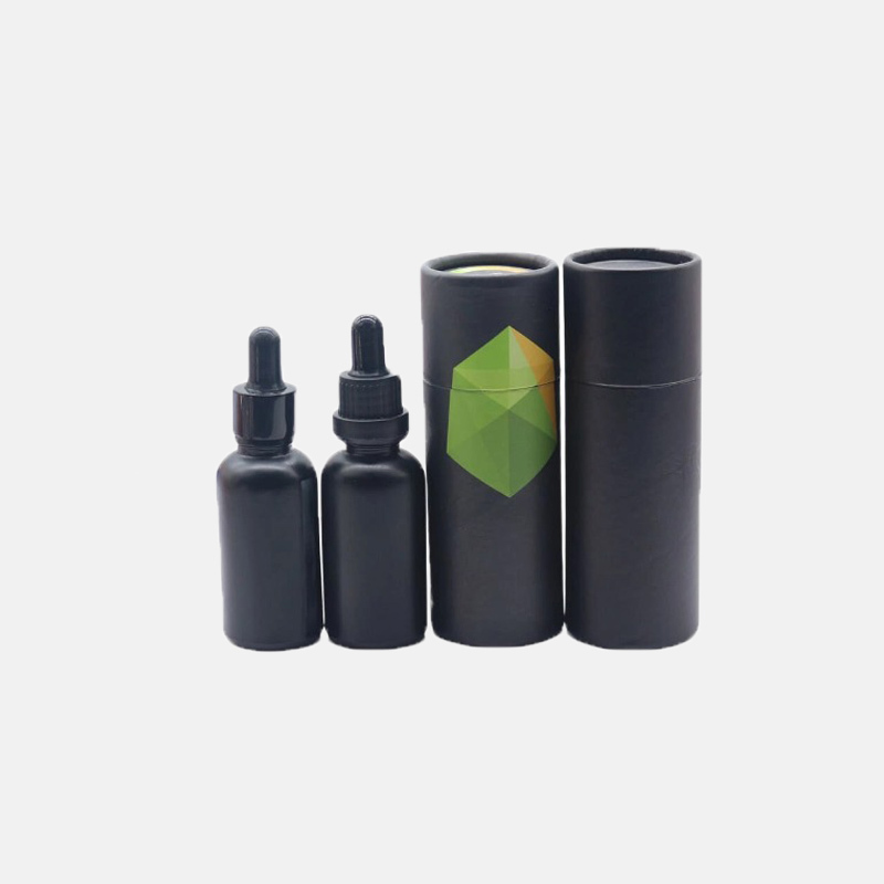 Custom Matte Black Paper Tube