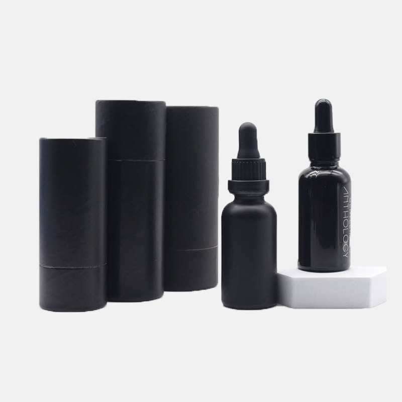 Custom Matte Black Paper Tube