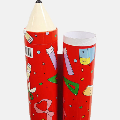 Custom Pencil Shape Paper Tube Packaging Supplier