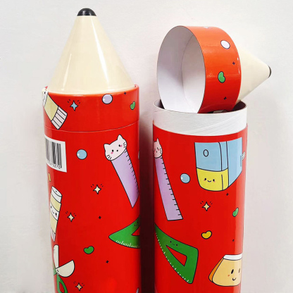 Custom Pencil Shape Paper Tube Packaging Supplier