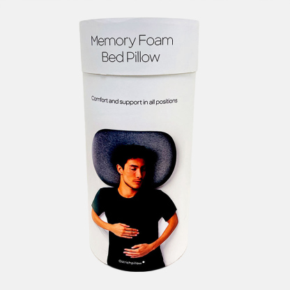 Custom Pillow Turned-edge Cylindrical Paper Tube