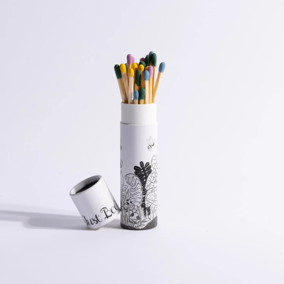 Custom Printed Match Paper Tube Wholesale