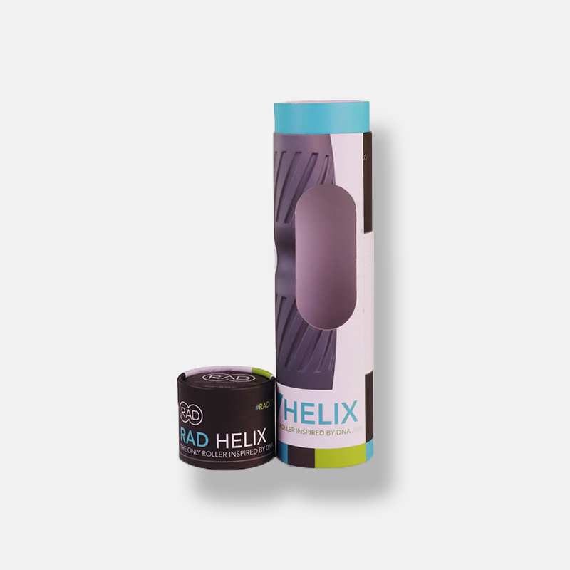 Custom Printed Paper Tube Packaging with Window and Lid