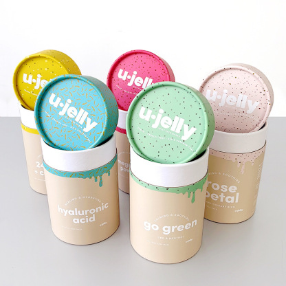 Custom White Kraft Paper Tube Packaging Wholesale