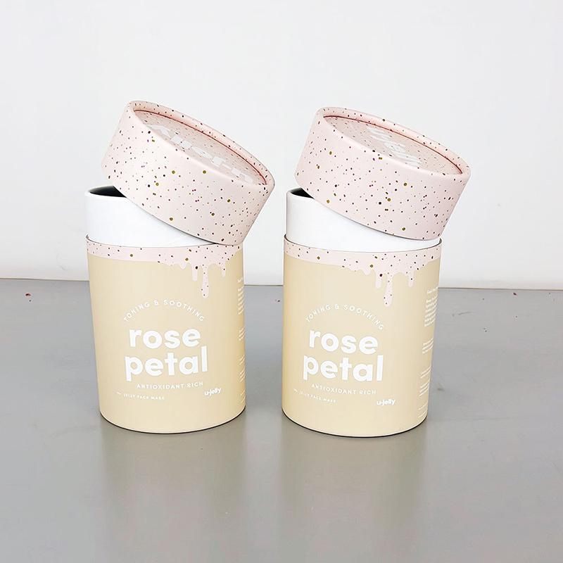 Custom White Kraft Paper Tube Packaging Wholesale