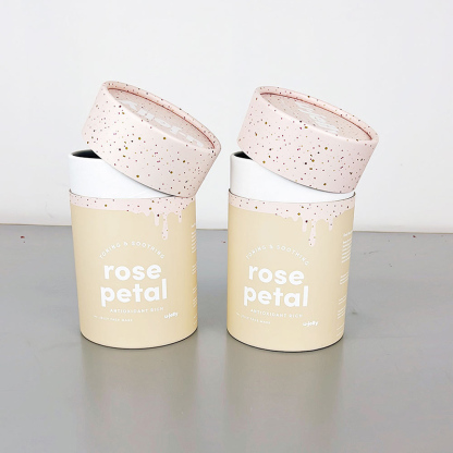 Custom White Kraft Paper Tube Packaging Wholesale