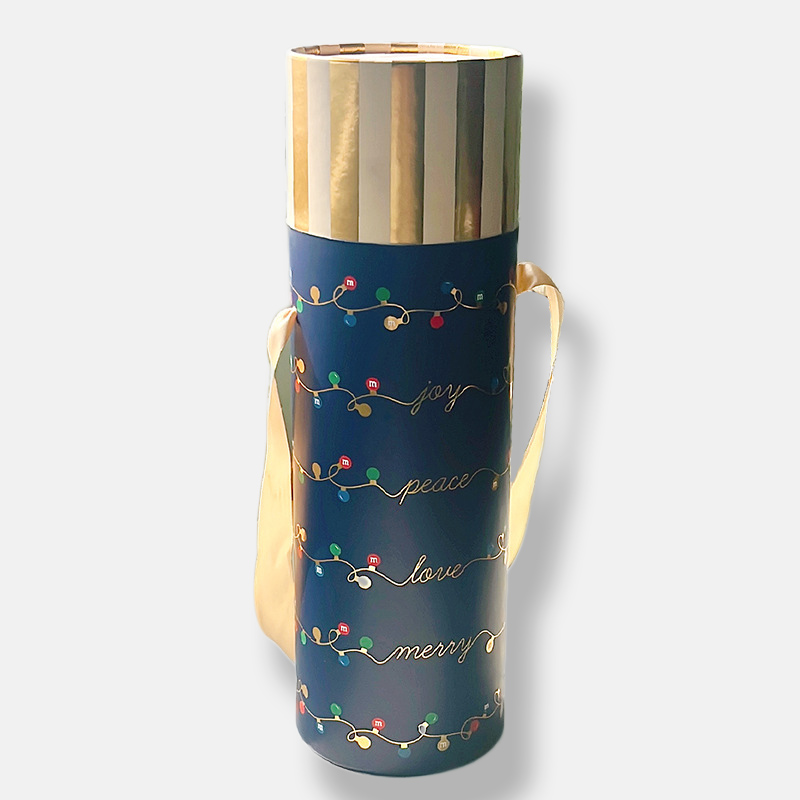 Customised Cosmetic Paper Tube Packaging with Carrying String