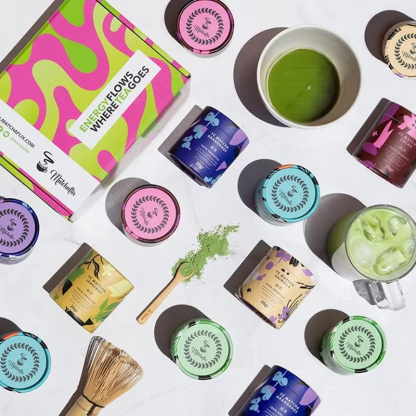Customised Matcha Tea Powder Paper Tube Packaging