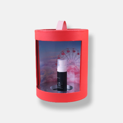 Customized Cylindrical Rotatable Window Perfume Paper Tube Manufacturer