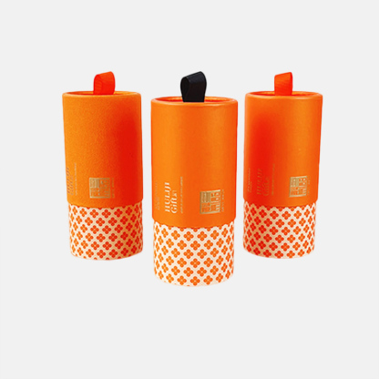 Customized Gold Stamping Paper Tube Packaging Wholesale