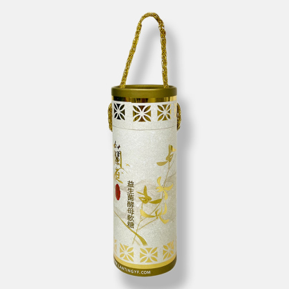 Customized Gold Stamping Paper Tube with Handle Wholesale