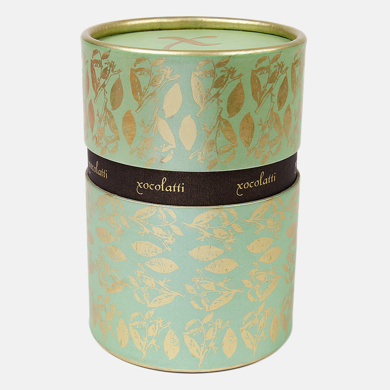 Customized Green Luxury Round Paper Tube Manufacturer