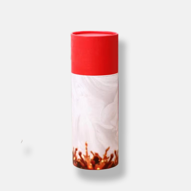 Customized Red Classic Paper Tube Packaging Manufacturer