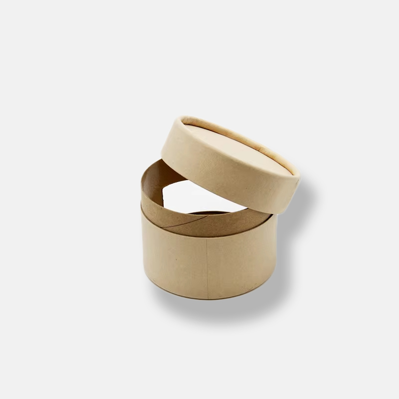 Eco-friendly Custom Kraft PVC Window Paper Tube Packaging