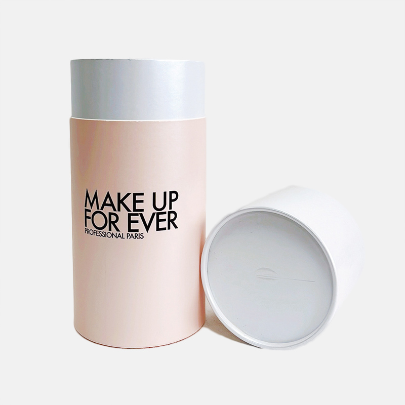 Embossed Cosmetic Paper Tube Packaging Wholesale
