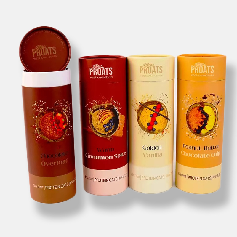 Food Kraft Paper Tube Packaging Customization