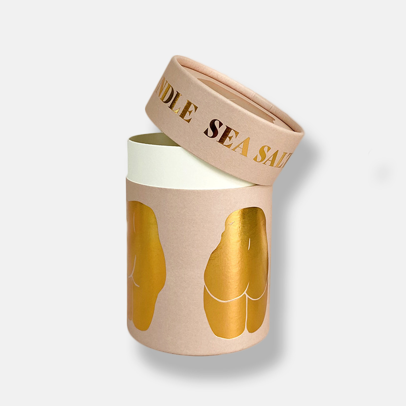 Gold Foil Paper Tube Packaging Manufacturer