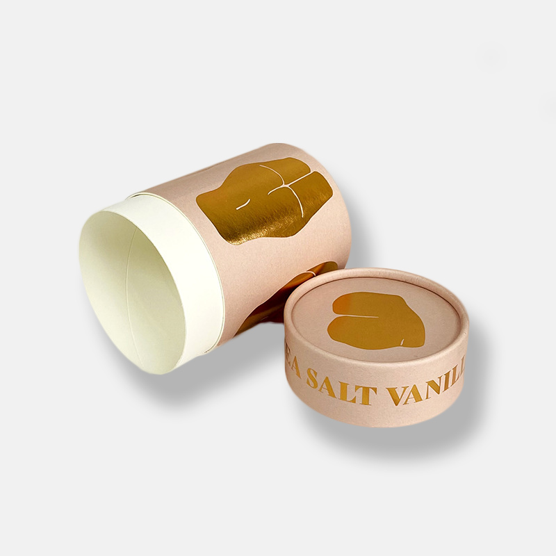 Gold Foil Paper Tube Packaging Manufacturer
