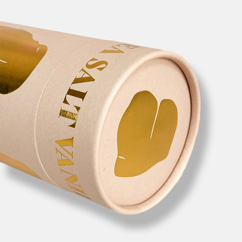 Gold Foil Paper Tube Packaging Manufacturer