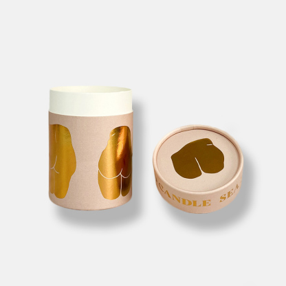 Gold Foil Paper Tube Packaging Manufacturer