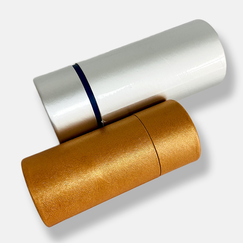 Gold and Silver Card Paper Tube Packaging Manufacturer