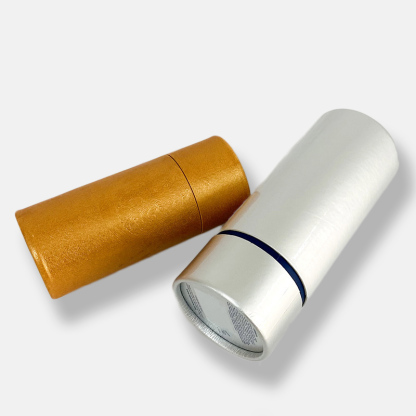 Gold and Silver Card Paper Tube Packaging Manufacturer