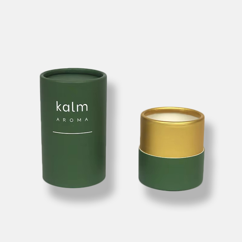 Green Matt Gold Cardboard Tube Wholesale