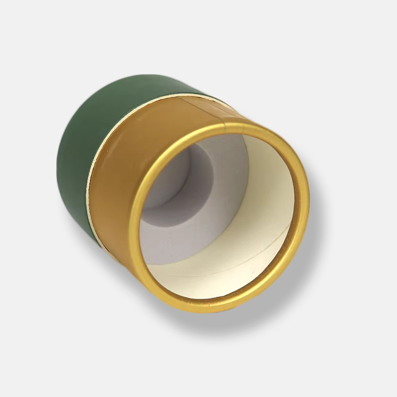 Green Matt Gold Cardboard Tube Wholesale