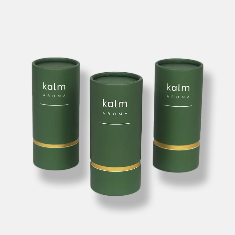 Green Matt Gold Cardboard Tube Wholesale