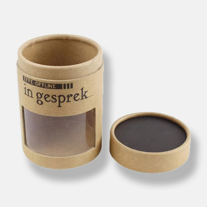 Kraft Paper Tube Packaging With Window Manufacturer
