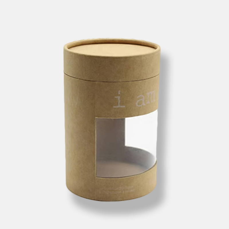 Kraft Paper Tube Packaging With Window Manufacturer