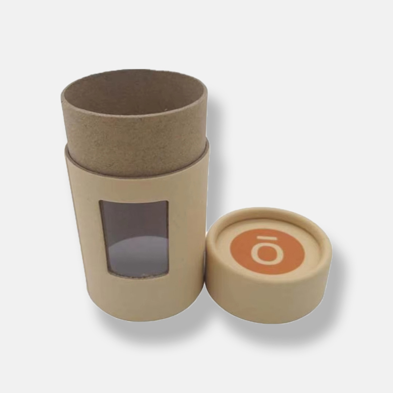 Kraft Paper Tube Packaging With Window Manufacturer