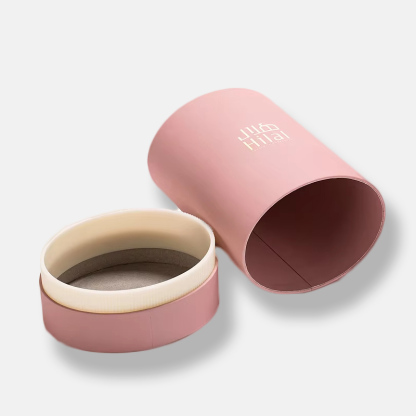 Oval Column Luxury Gold Stamping Paper Tube Wholesale