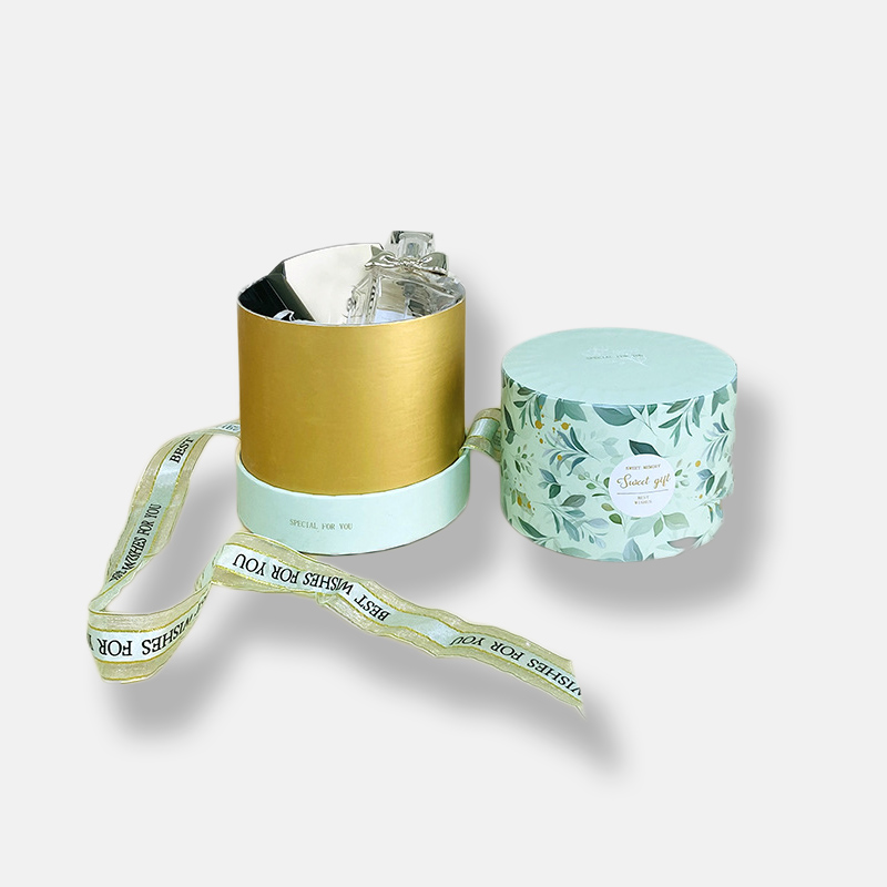 Paper Tube Packaging with Ribbon Decoration Manufacturer