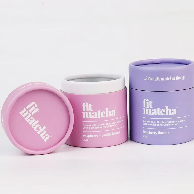 Pink Purple Paper Tube Packaging Wholesale
