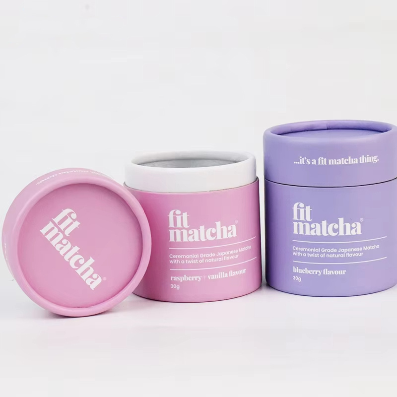 Pink Purple Paper Tube Packaging Wholesale